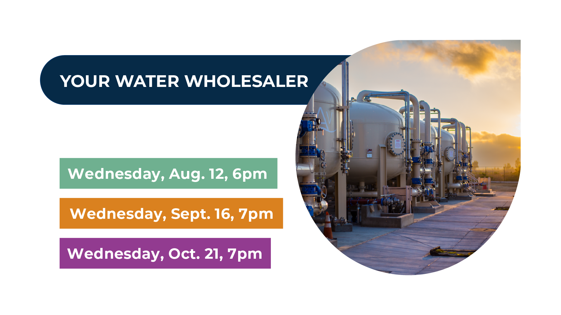 Upcoming Public Water Rates Meetings