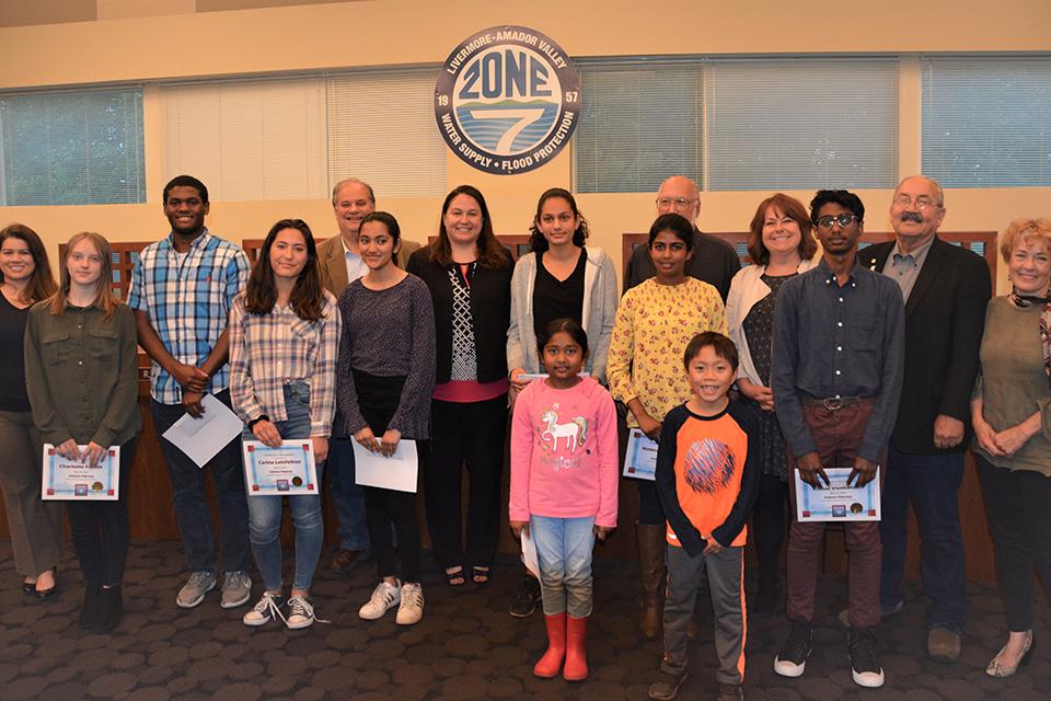 A group of children and teachers participating in Zone 7 Lessons