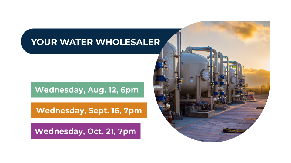 Upcoming Public Water Rates Meetings